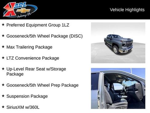 Certified 2024 Chevrolet Silverado 2500 LTZ w/ LTZ Convenience Package AWD/4WD image 2
