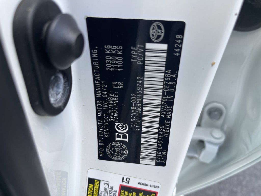 Used 2021 Toyota Camry SE FWD image 30