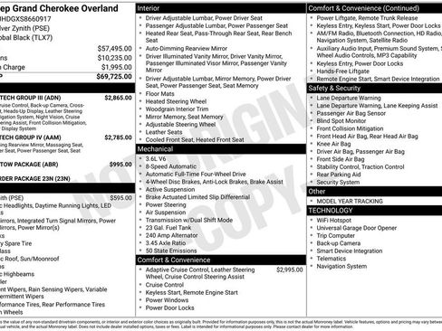 Used 2025 Jeep Grand Cherokee Overland w/ Adv Protech Group III image 31