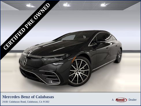 Certified 2023 Mercedes-Benz EQS 580 4MATIC Sedan w/ Exclusive Trim Package image 1