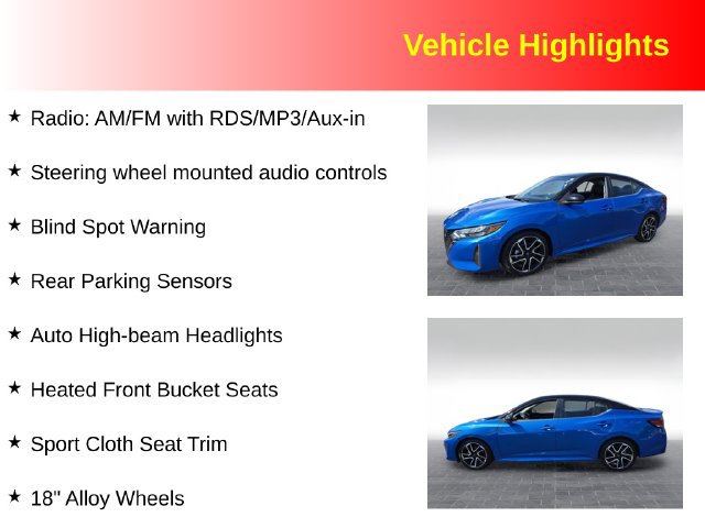 Used 2025 Nissan Sentra SR w/ SR Premium Package FWD image 3