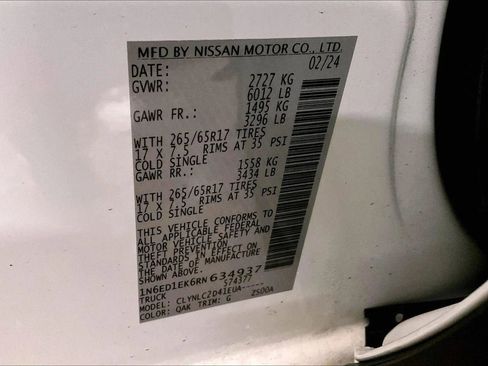 Used 2024 Nissan Frontier SV w/ SV Convenience Package image 33