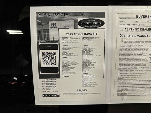 Used 2025 Toyota RAV4 XLE AWD/4WD image 13