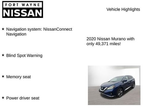 Used 2020 Nissan Murano Platinum image 7