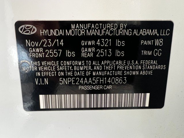Used 2015 Hyundai Sonata ECO w/ Option Group 08 FWD image 21