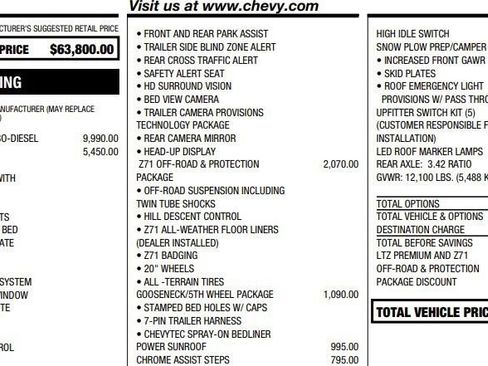 Certified 2025 Chevrolet Silverado 3500 LTZ w/ LTZ Premium Package AWD/4WD image 2