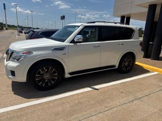 Used 2019 Nissan Armada Platinum w/ Captain's Chairs Package RWD video 3