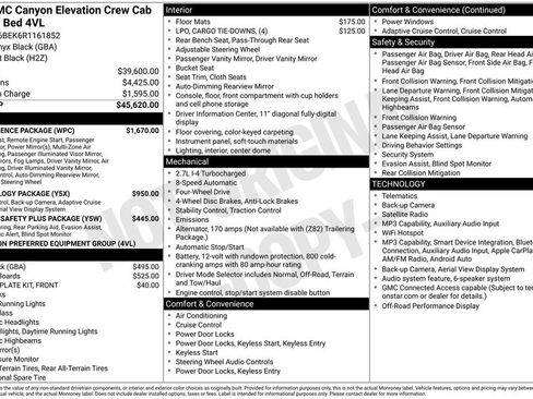 Used 2024 GMC Canyon Elevation w/ Convenience Package AWD/4WD image 43