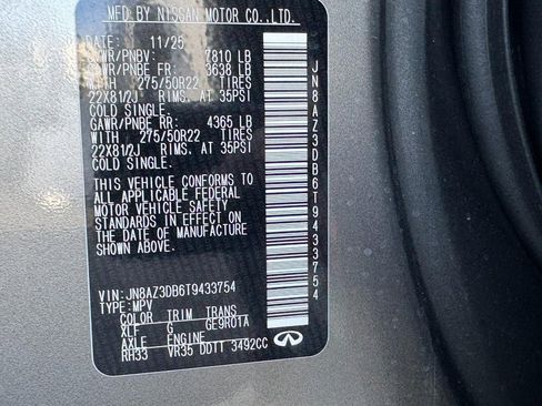 New 2026 INFINITI QX80 4WD image 16