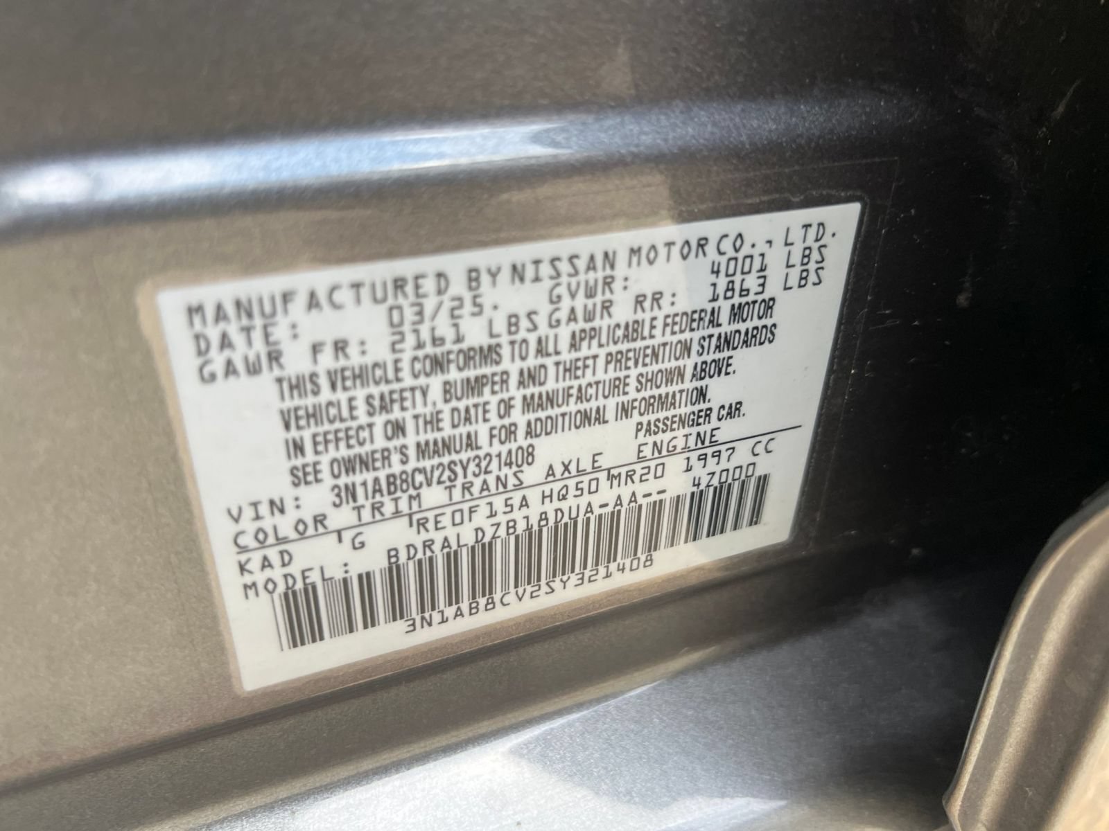 Used 2025 Nissan Sentra SV FWD image 22