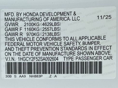 New 2025 Honda Accord Sport image 21