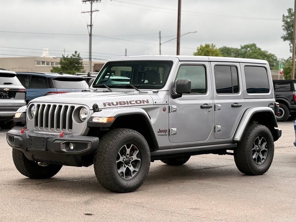 Used 2018 Jeep Wrangler Unlimited Rubicon w/ Uconnect 4C Nav & Sound Group AWD/4WD image 41