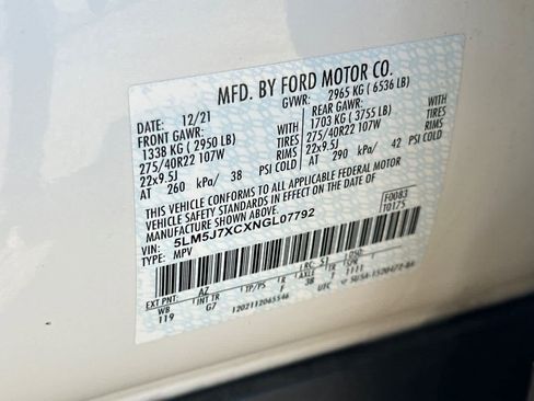 Used 2022 Lincoln Aviator Reserve w/ Equipment Group 201A image 32