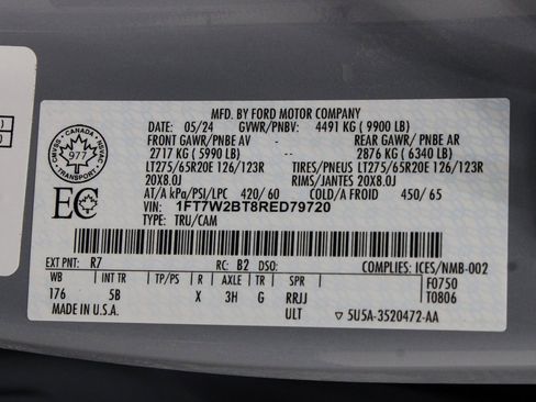 Used 2024 Ford F250 Lariat w/ Lariat Ultimate Package image 82