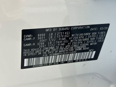 Used 2025 Subaru Ascent Limited AWD/4WD image 30