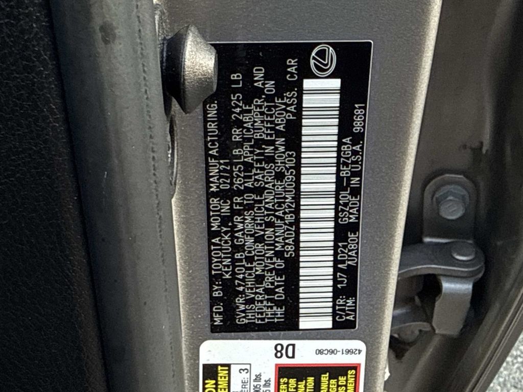 Used 2021 Lexus ES 350 w/ Premium Package FWD image 26