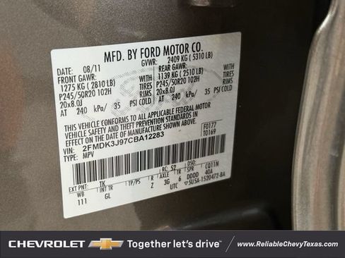 Used 2012 Ford Edge SEL FWD image 35