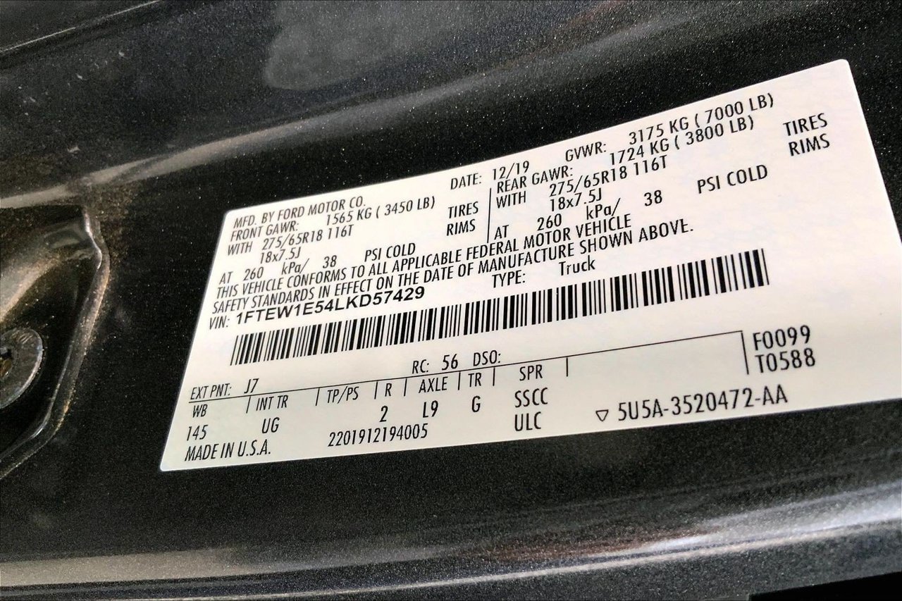 Used 2020 Ford F150 XLT w/ Equipment Group 302A Luxury AWD/4WD image 8