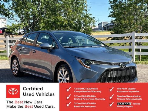 Certified 2020 Toyota Corolla LE FWD image 1