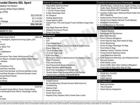 New 2026 Hyundai Elantra Sport FWD image 27