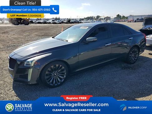 Used 2017 Cadillac CTS Luxury w/ Carbon Black Package RWD image 1
