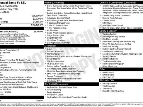 Used 2021 Hyundai Santa Fe SEL w/ Convenience Package image 5