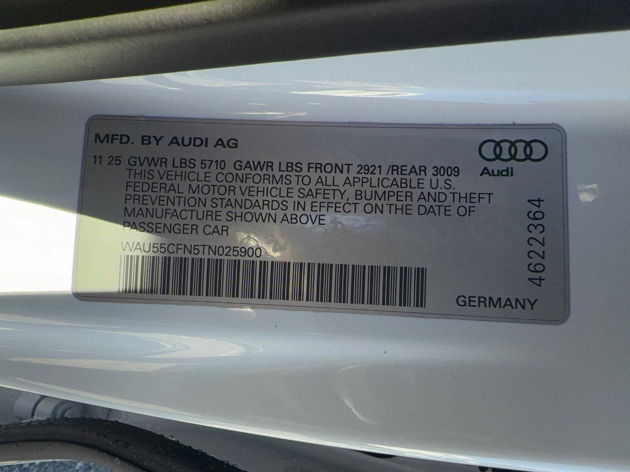Certified 2026 Audi A6 Premium Plus w/ Premium Plus Package AWD/4WD image 32