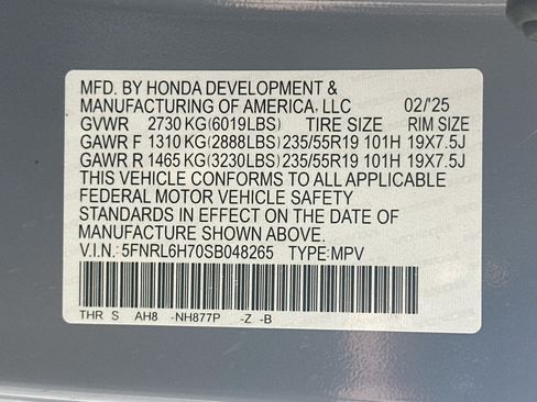 Used 2025 Honda Odyssey Sport-L image 12
