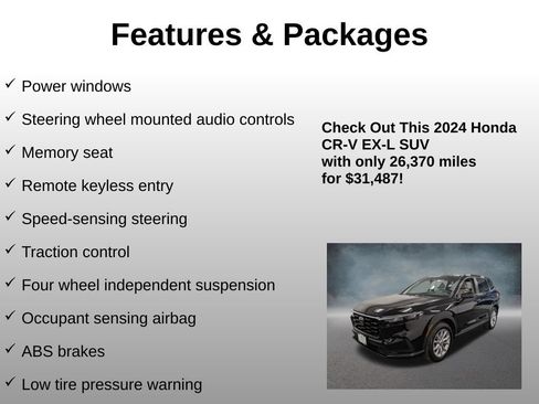 Certified 2024 Honda CR-V EX-L image 12