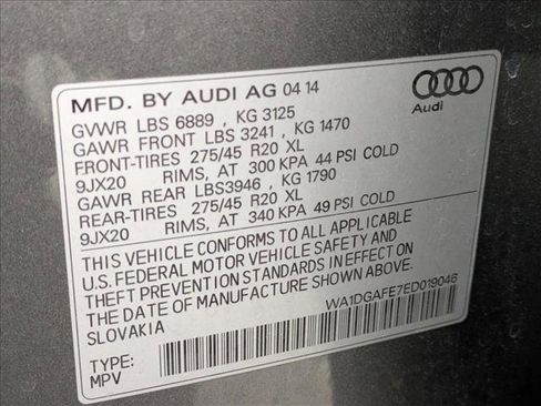 Used 2014 Audi Q7 3.0T S line Prestige w/ Towing Package image 16
