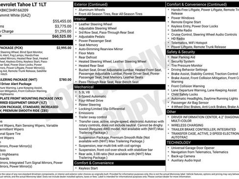 Used 2017 Chevrolet Tahoe LT w/ Luxury Package AWD/4WD image 15