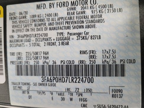 Used 2020 Ford Fusion SE image 33