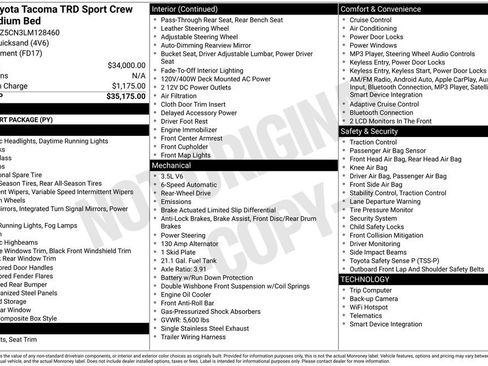 Used 2020 Toyota Tacoma TRD Sport image 6