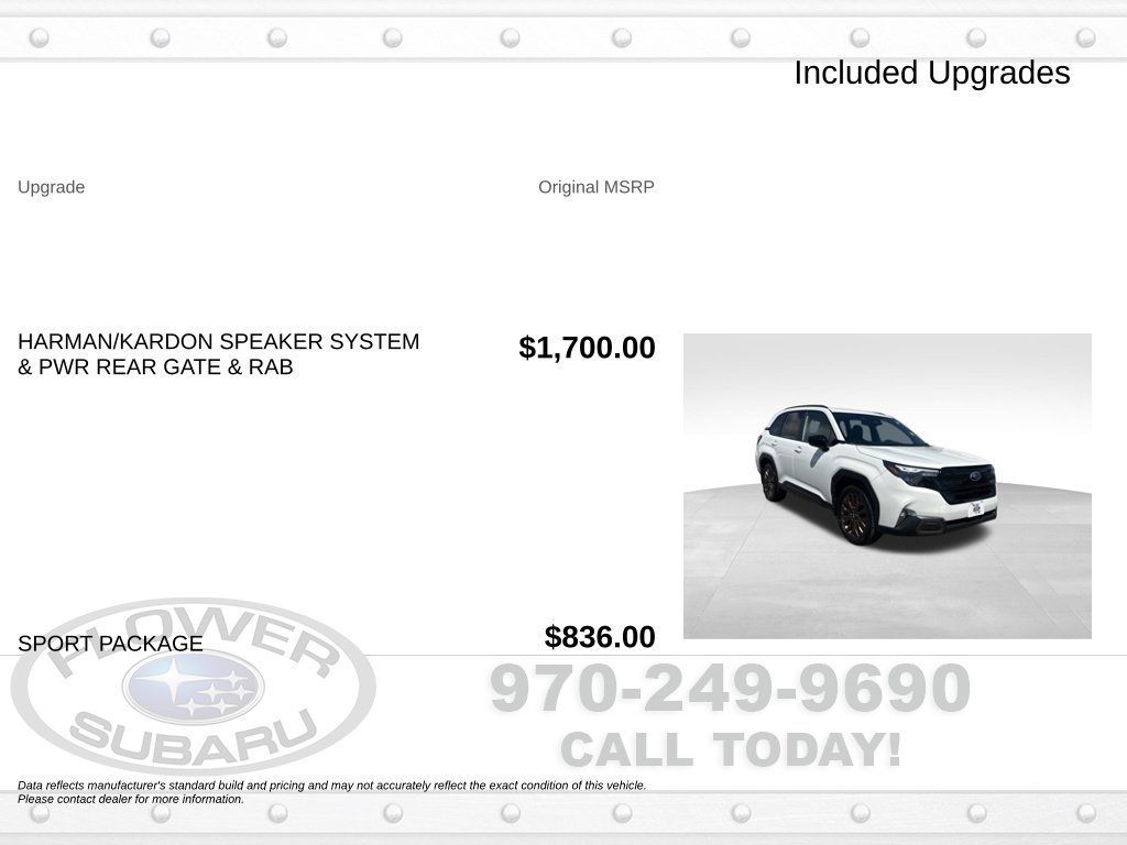 Used 2026 Subaru Forester Sport w/ Sport Package AWD/4WD image 6