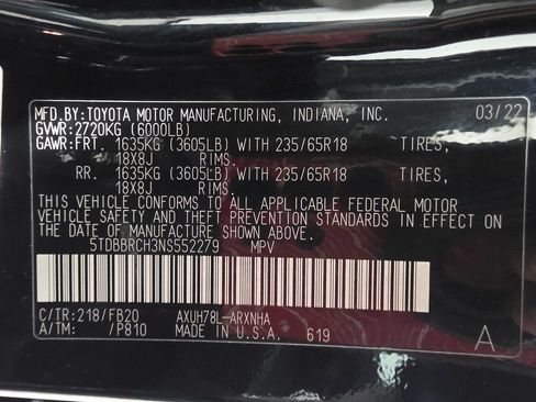 Used 2022 Toyota Highlander LE image 40