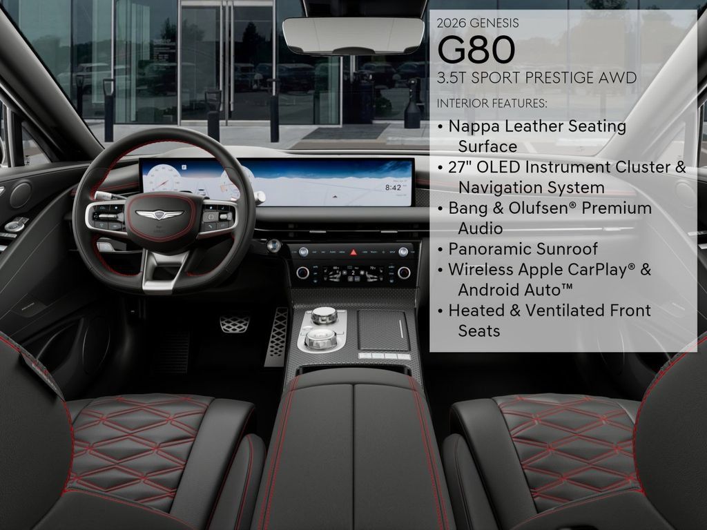 New 2026 Genesis G80 3.5T Sport Prestige AWD/4WD image 17