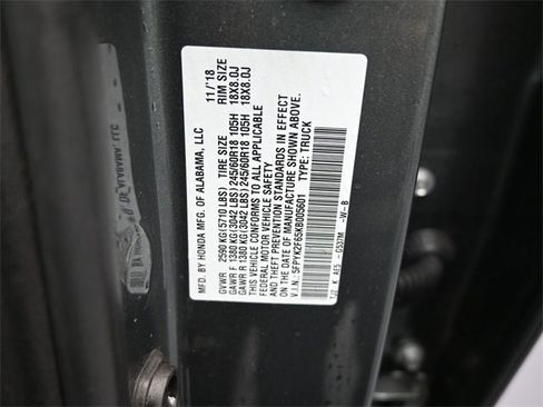 Used 2019 Honda Ridgeline RTL-T image 19