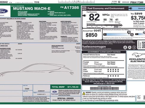 Used 2023 Ford Mustang Mach-E GT w/ GT Performance Edition AWD/4WD image 2