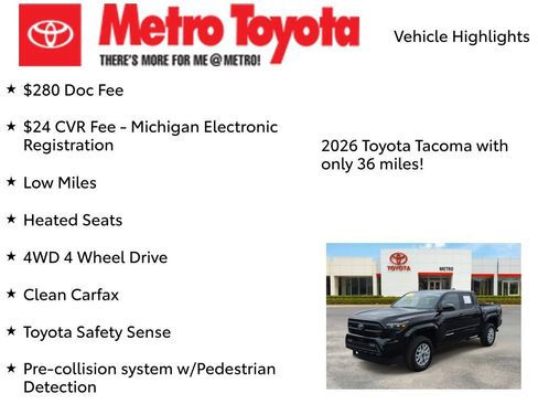 Used 2026 Toyota Tacoma SR5 AWD/4WD image 8
