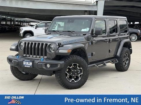 Used 2021 Jeep Wrangler Unlimited Rubicon 4xe w/ Cold Weather Group AWD/4WD image 1