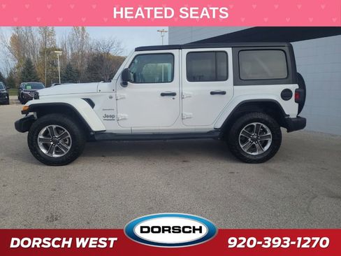 Used 2020 Jeep Wrangler Unlimited Sahara w/ Uconnect 4C Nav & Sound Group image 3