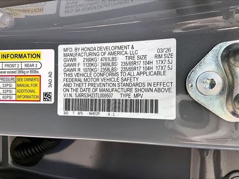 Used 2026 Honda CR-V LX image 18