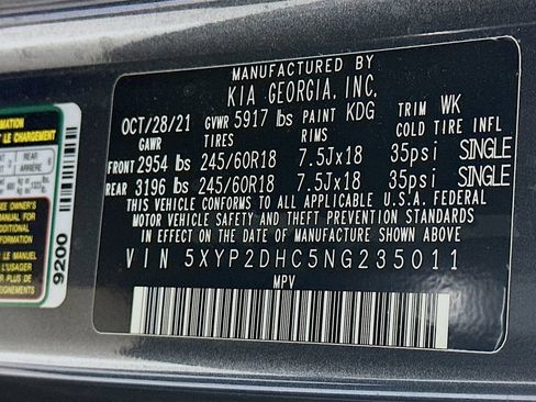 Used 2022 Kia Telluride LX AWD/4WD image 35