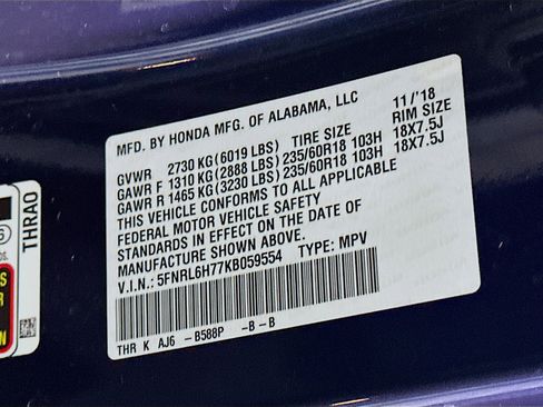 Used 2019 Honda Odyssey EX-L image 12