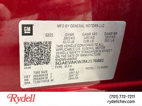 Used 2021 Buick Enclave Essence w/ Sound and Sites Package AWD/4WD image 23