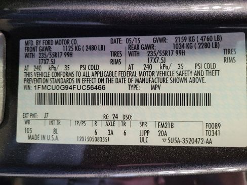 Used 2015 Ford Escape SE w/ Equipment Group 201A FWD image 33