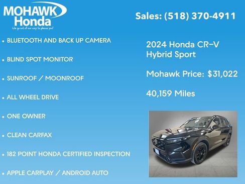Certified 2024 Honda CR-V Sport image 8