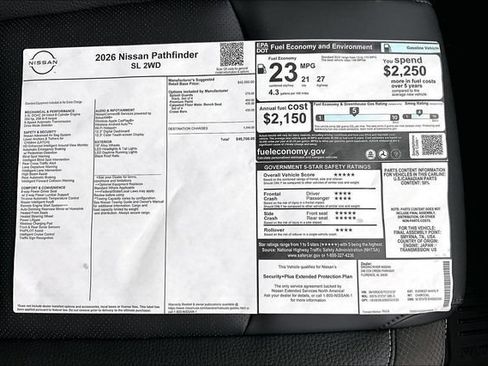 New 2026 Nissan Pathfinder SL FWD image 23