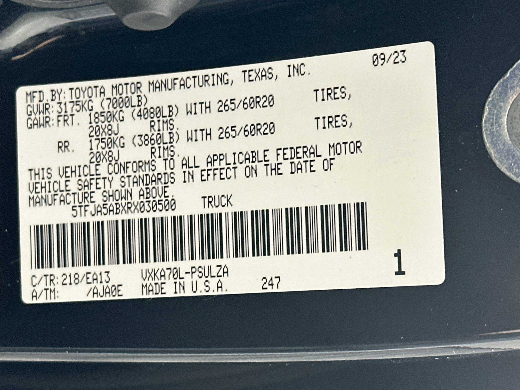 Used 2024 Toyota Tundra Limited RWD image 12