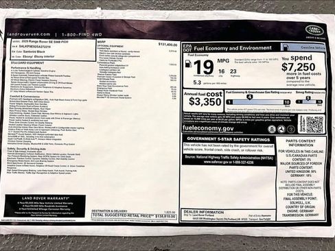 New 2025 Land Rover Range Rover SE image 12